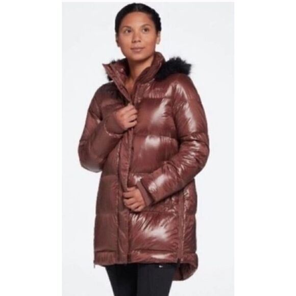 The North Face Torrey's Faux Fur Trim Long Down Parka NWOT Size Small - Picture 1 of 8